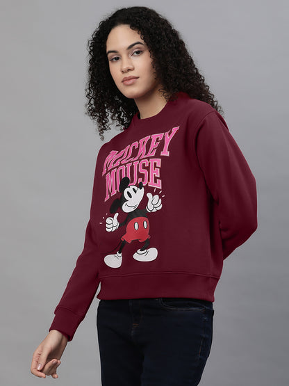 Mickey & Friends Relaxed Fit Sweatshirt For Women