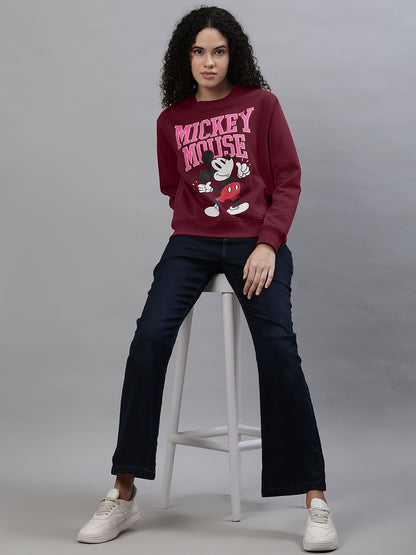 Mickey & Friends Relaxed Fit Sweatshirt For Women