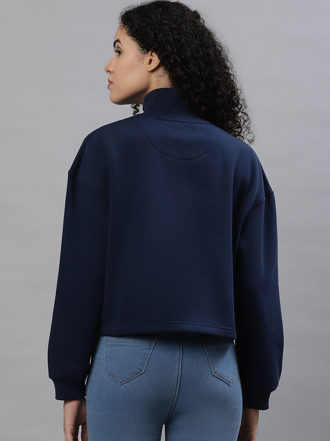 NASA Oversized Navy Sweatshirt For Women