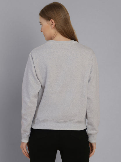 Garfield Grey Relaxed Fit Sweatshirt For Women