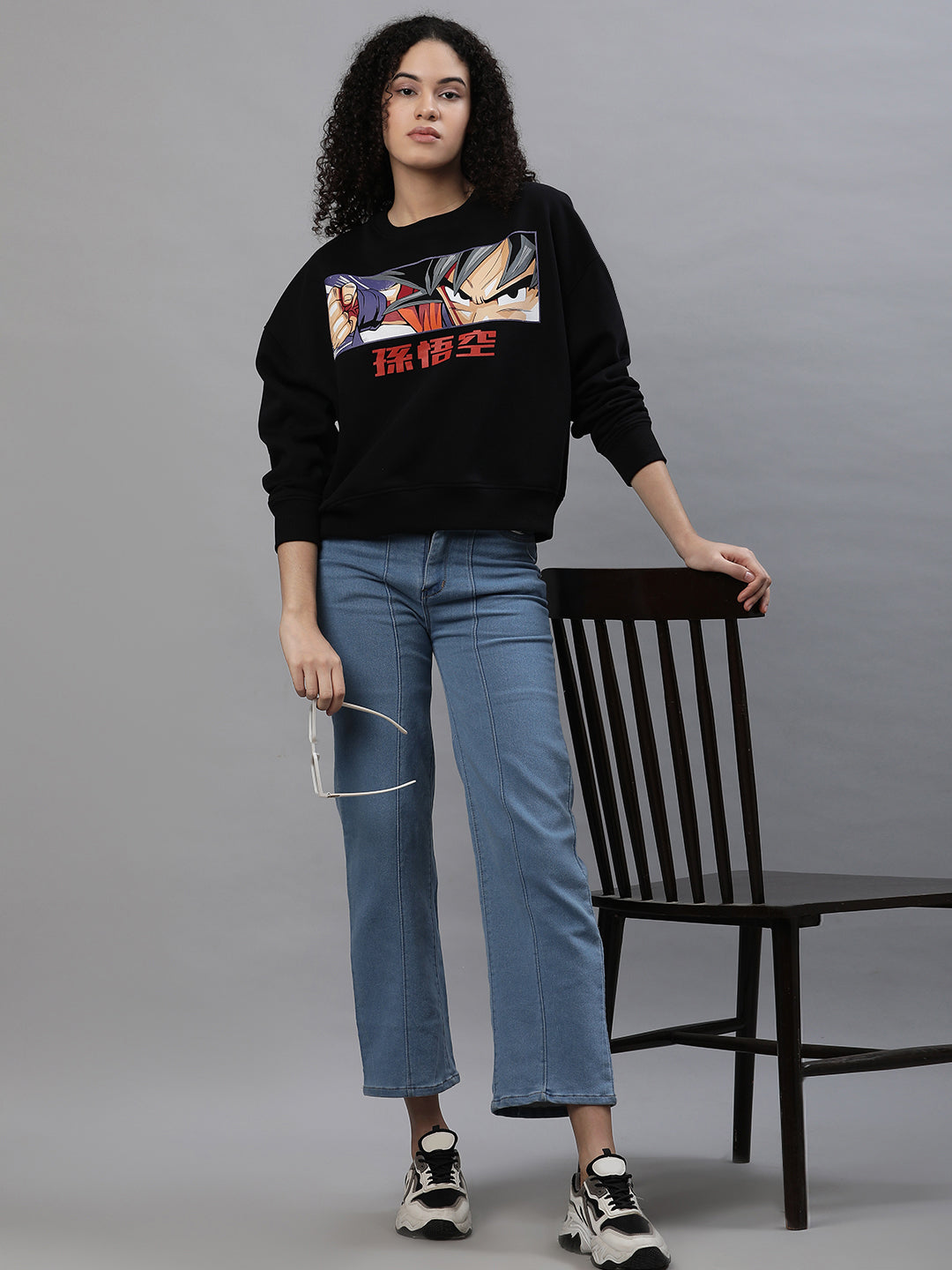 Dragon Ball Z Black Sweatshirt For Women