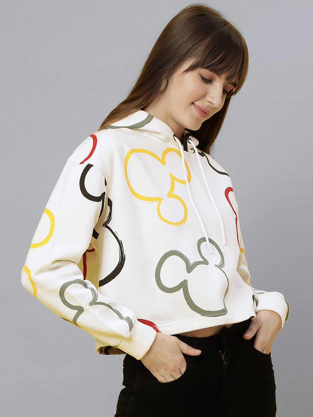 Mickey & Friends Oversized Sweatshirt For Women