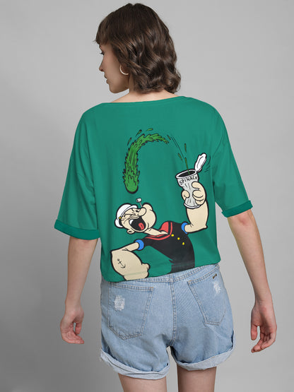 Popeye Oversized Tshirt For Women