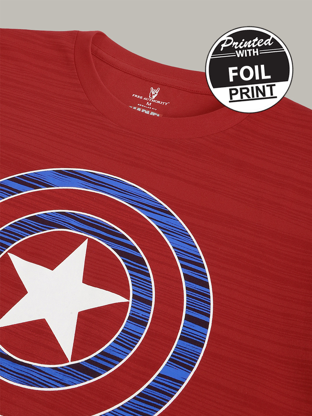 Captain America Regular Fit Tshirt For Men