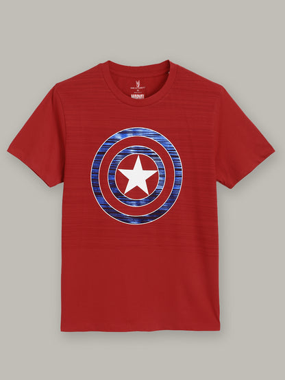 Captain America Regular Fit Tshirt For Men