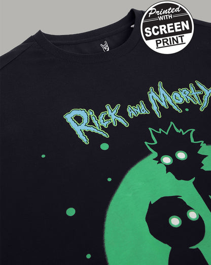 Rick & Morty Oversized Tshirt For Men