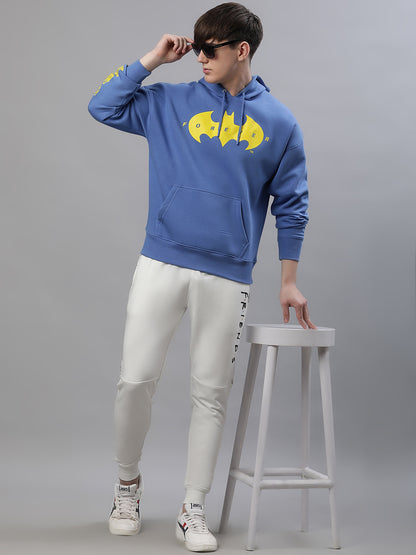 Batman Oversized Blue Hoodie For Men