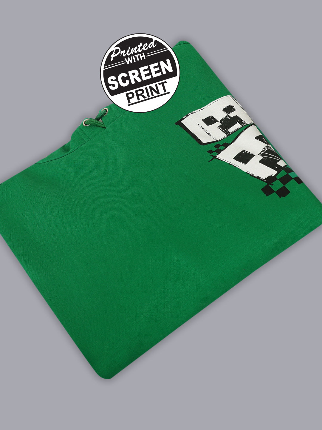 Minecraft Oversized  Green Hoodie For Men