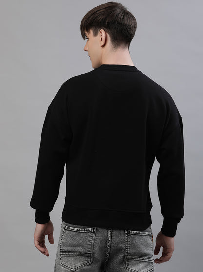 NASA Oversized Black Sweatshirt For Men