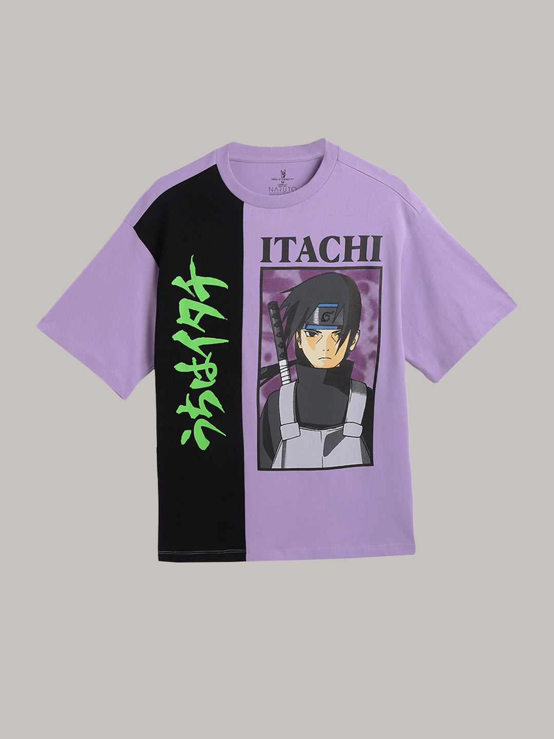 Naruto Printed Oversized Tshirt For Men