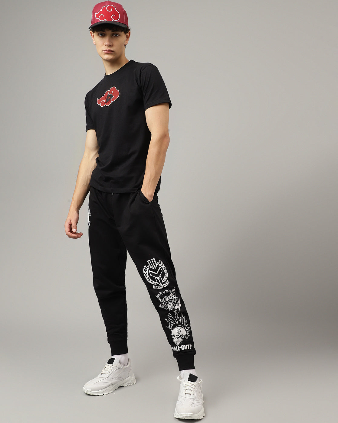 Naruto Printed Regular Fit Tshirt For Men