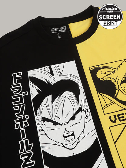 Dragon Ball Z Printed Oversized Tshirt For Men