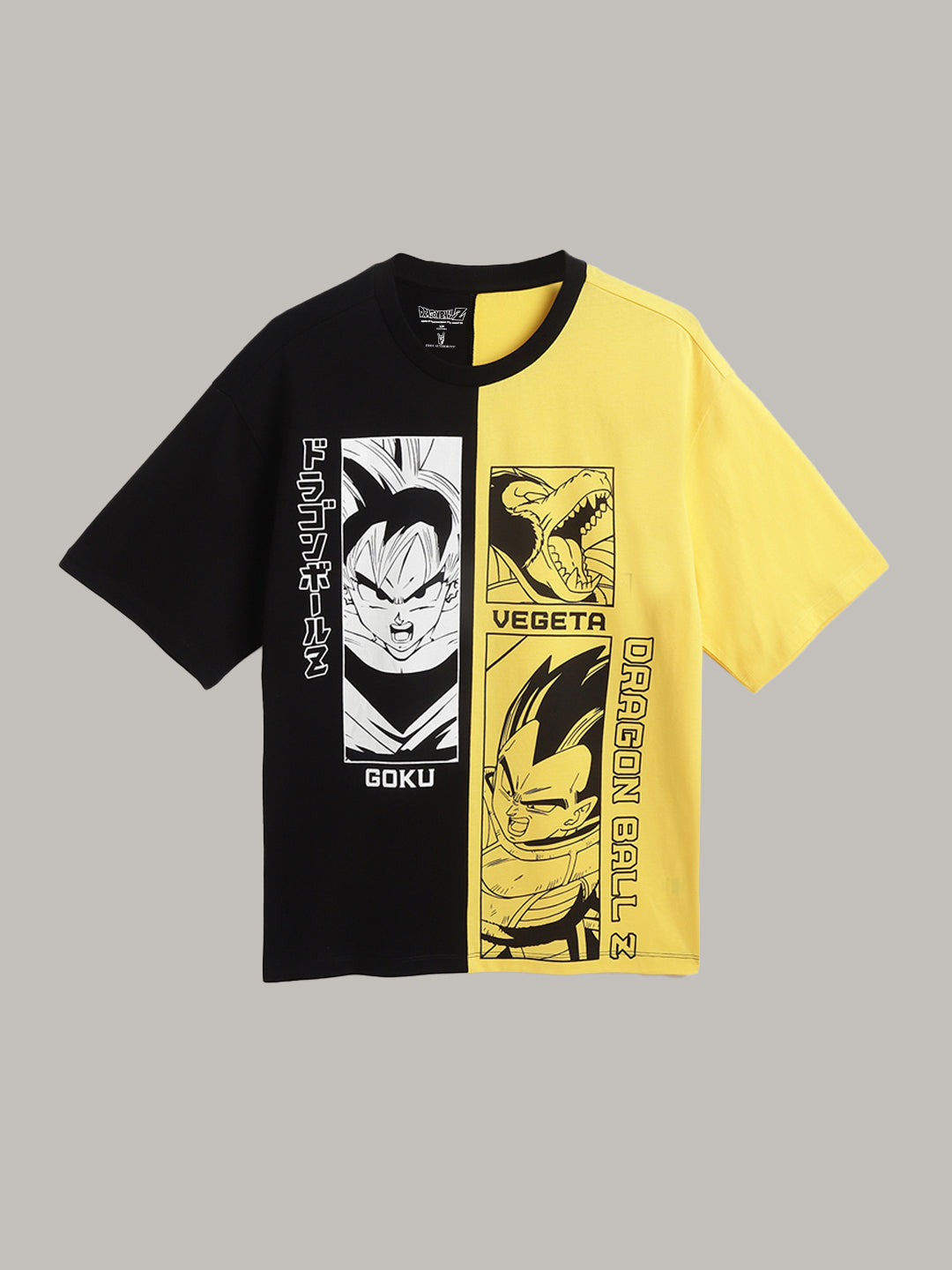 Dragon Ball Z Printed Oversized Tshirt For Men