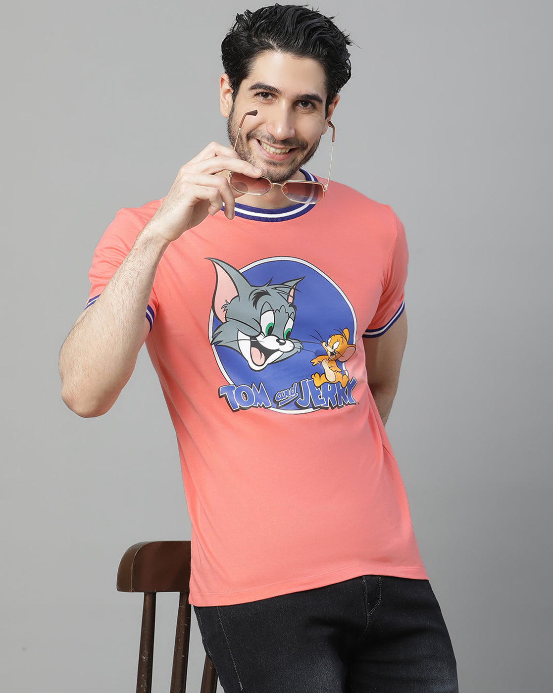 Tom & Jerry Regular Fit Tshirt For Men