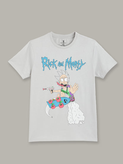 Rick & Morty Printed Regular Fit Tshirt For Men