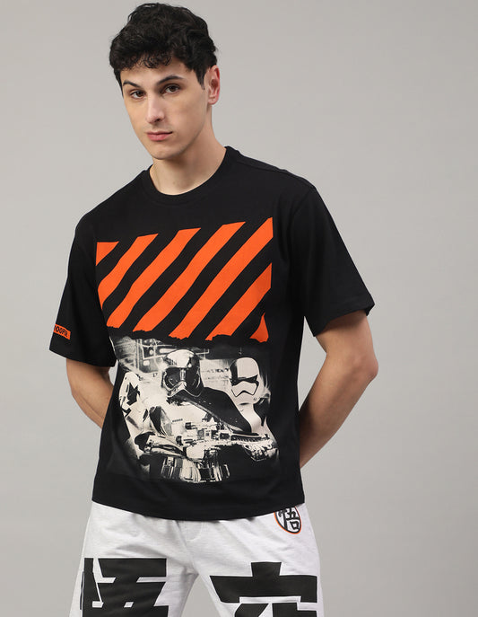 Star Wars Ep- Ix Printed Oversized Tshirt For Men