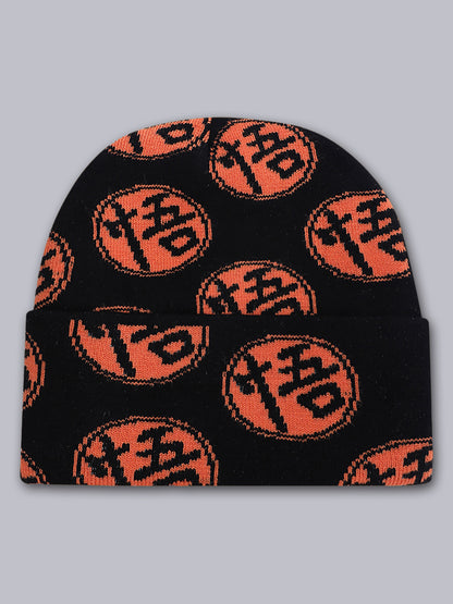 Dragon Ball Z Black/Orange Beanie