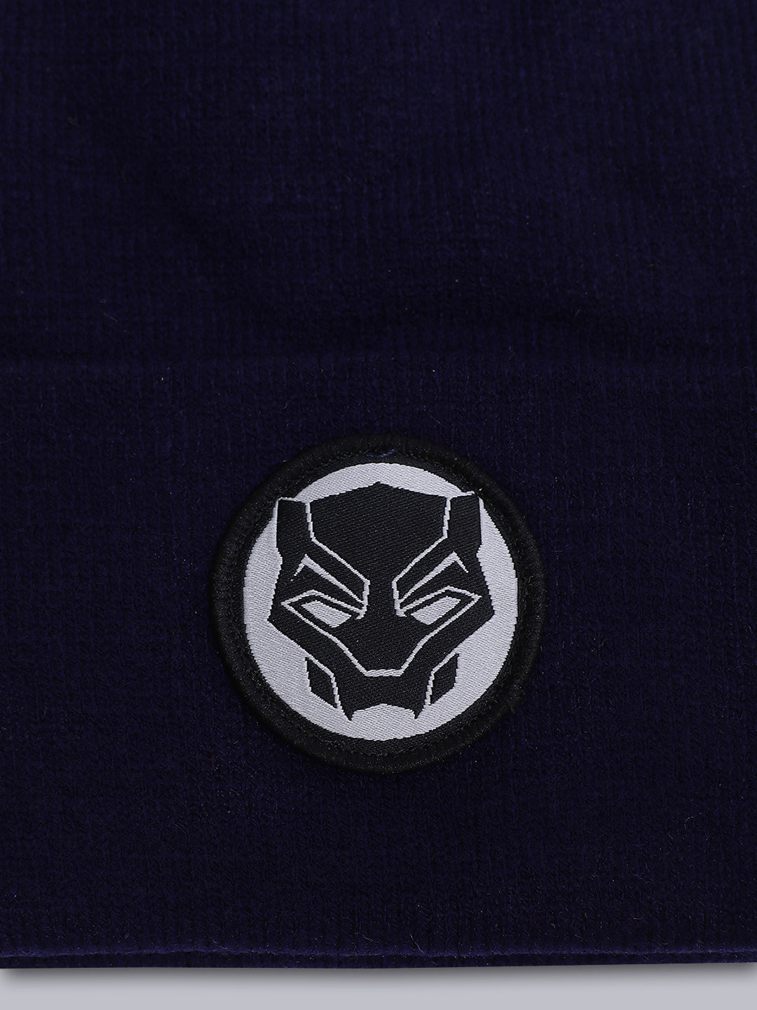 Black Panther Black/Purple Beanie