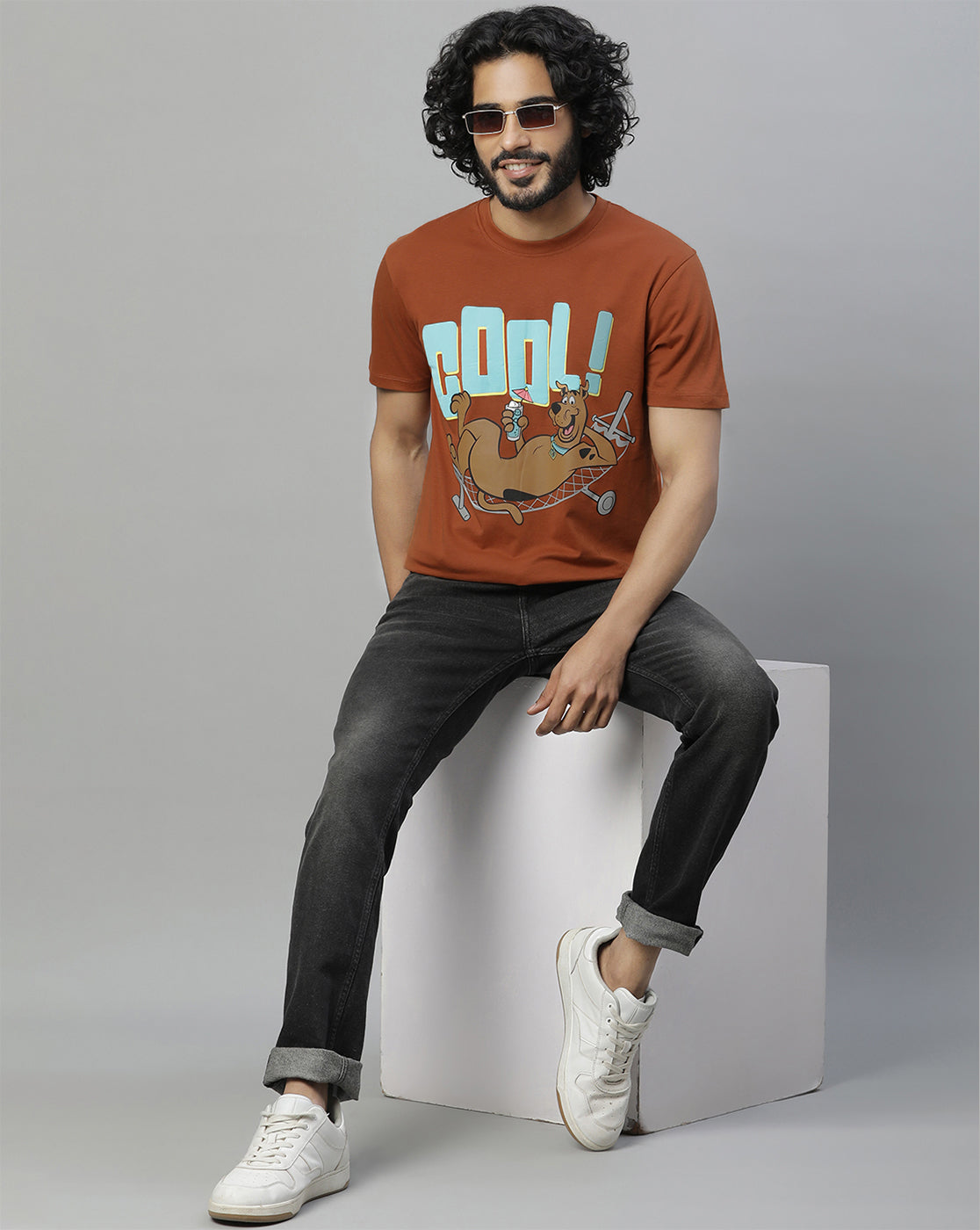 Scooby Doo Regular Fit Tshirt For Men