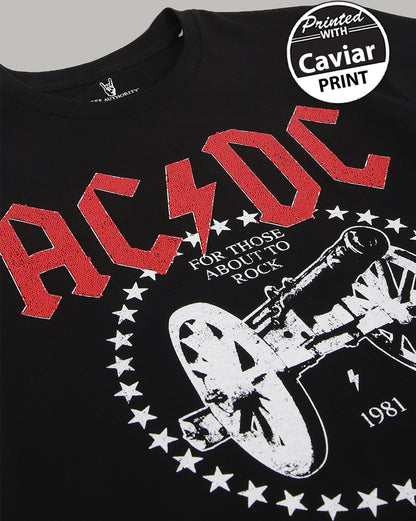 AC/DC Regular Fit Tshirt For Men