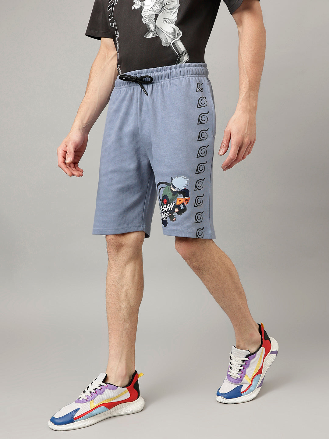 Naruto Regular Fit Shorts For Men