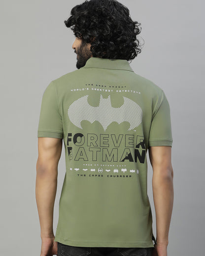 Batman Regular Fit Polo Tshirt For Men