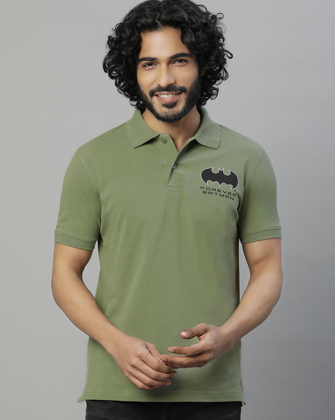 Batman Regular Fit Polo Tshirt For Men