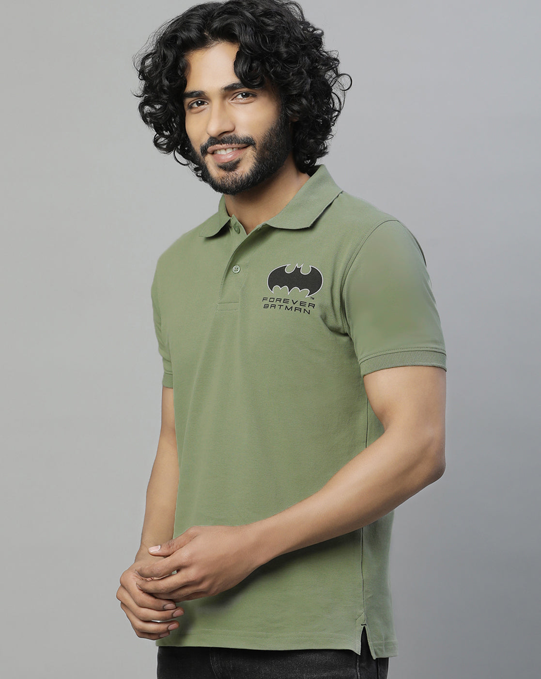 Batman Regular Fit Polo Tshirt For Men