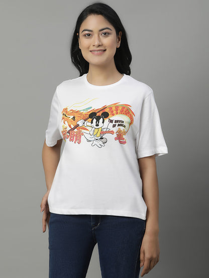 Mickey & Friends Relaxed Fit Tshirt For Women