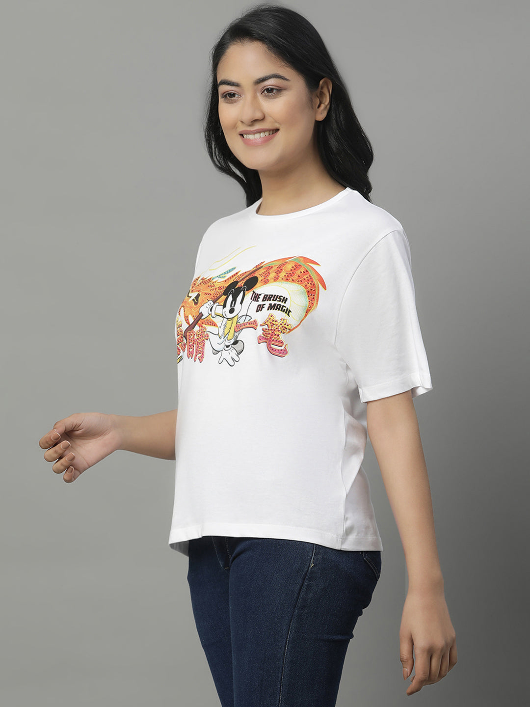 Mickey & Friends Relaxed Fit Tshirt For Women