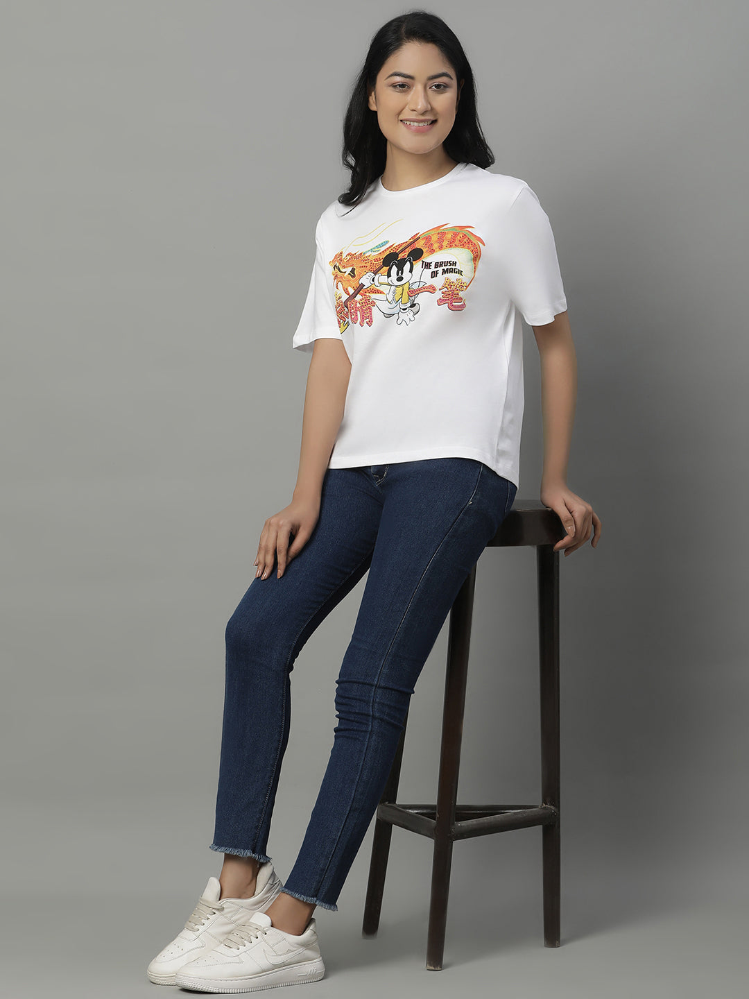 Mickey & Friends Relaxed Fit Tshirt For Women