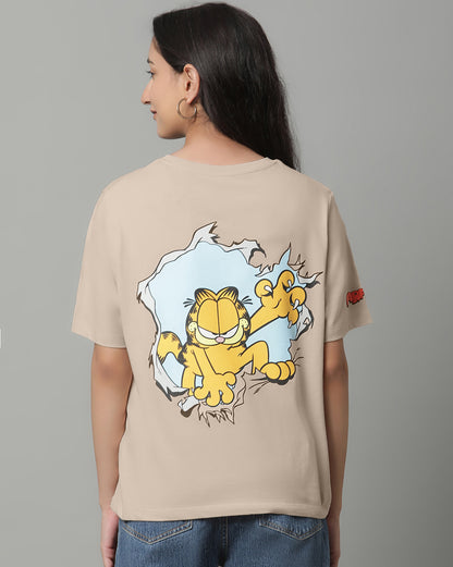 Garfield Relaxed Fit Tshirt For Women