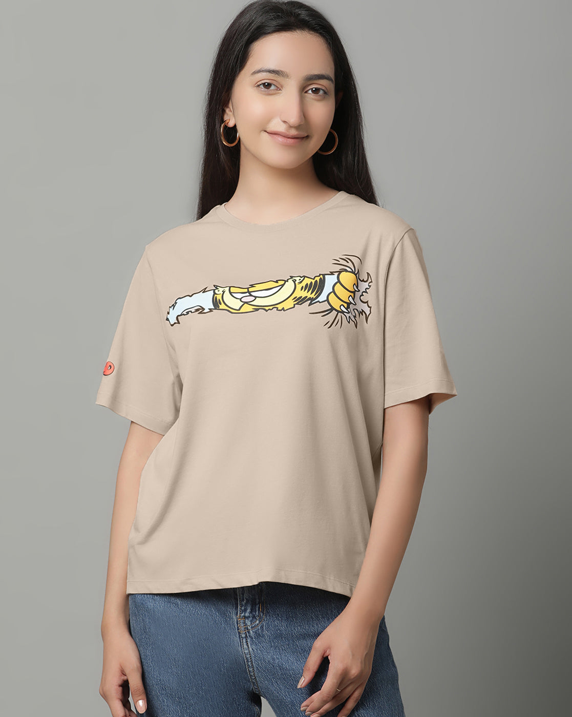 Garfield Relaxed Fit Tshirt For Women