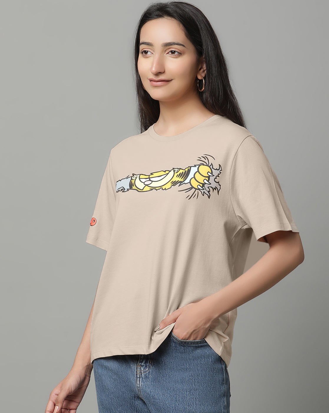 Garfield Relaxed Fit Tshirt For Women