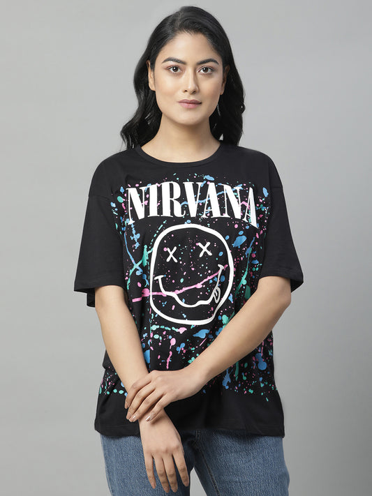 Nirvana Oversized Tshirt For Women