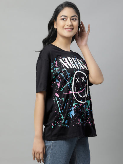 Nirvana Oversized Tshirt For Women