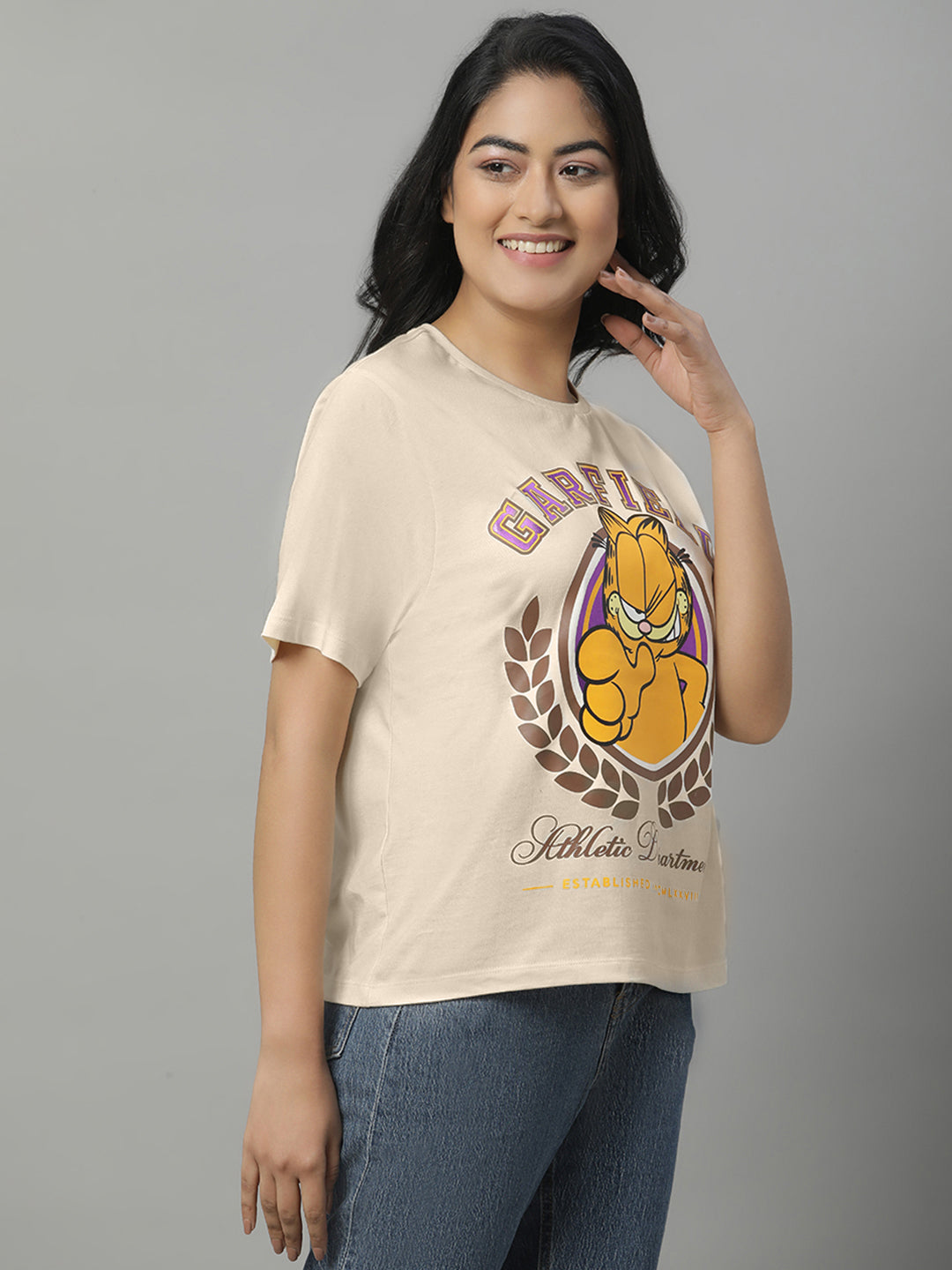 Garfield Relaxed Fit Tshirt For Women