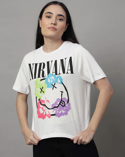 Nirvana Relaxed Fit Tshirt For Women