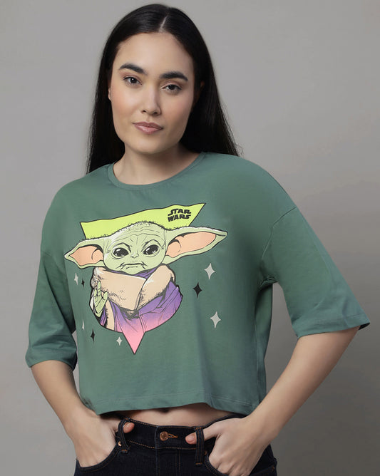 Star Wars Ep- Ix Printed Oversized Tshirt For Women