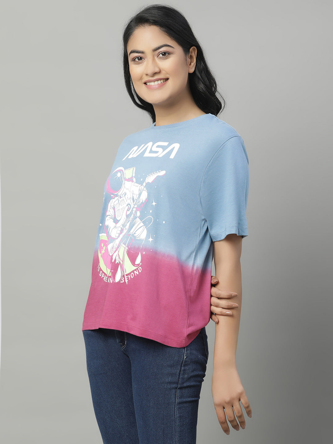 NASA Relaxed Fit Tshirt For Women