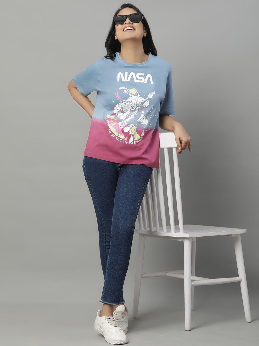 NASA Relaxed Fit Tshirt For Women