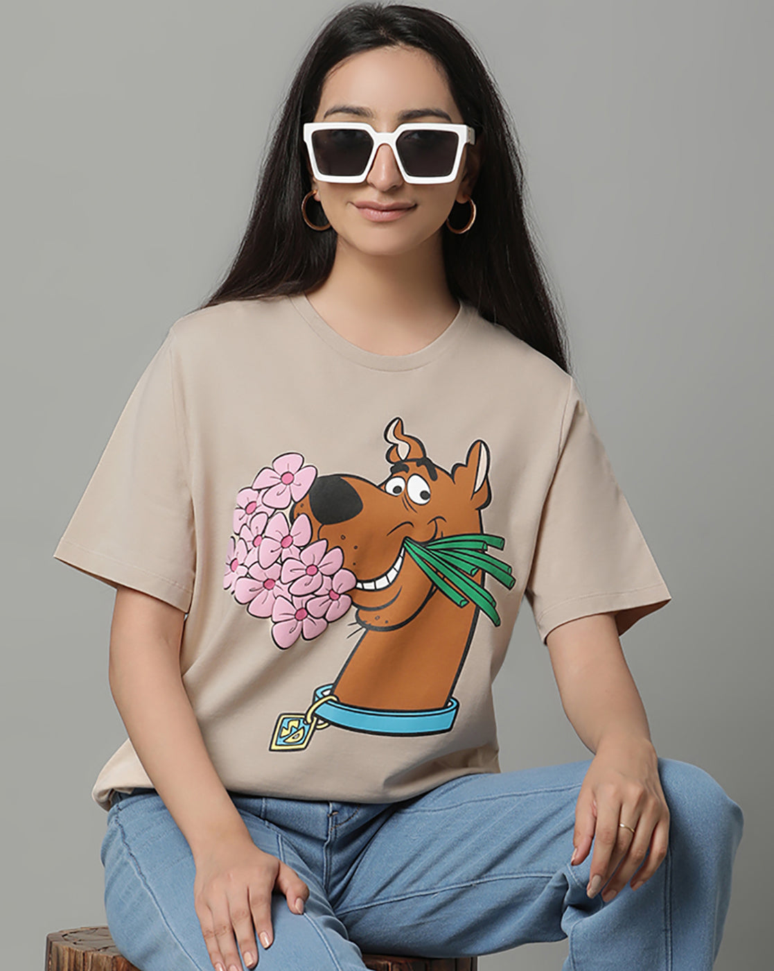 Scooby Doo Relaxed Fit Tshirt For Women