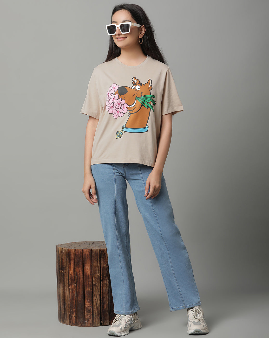 Scooby Doo Relaxed Fit Tshirt For Women