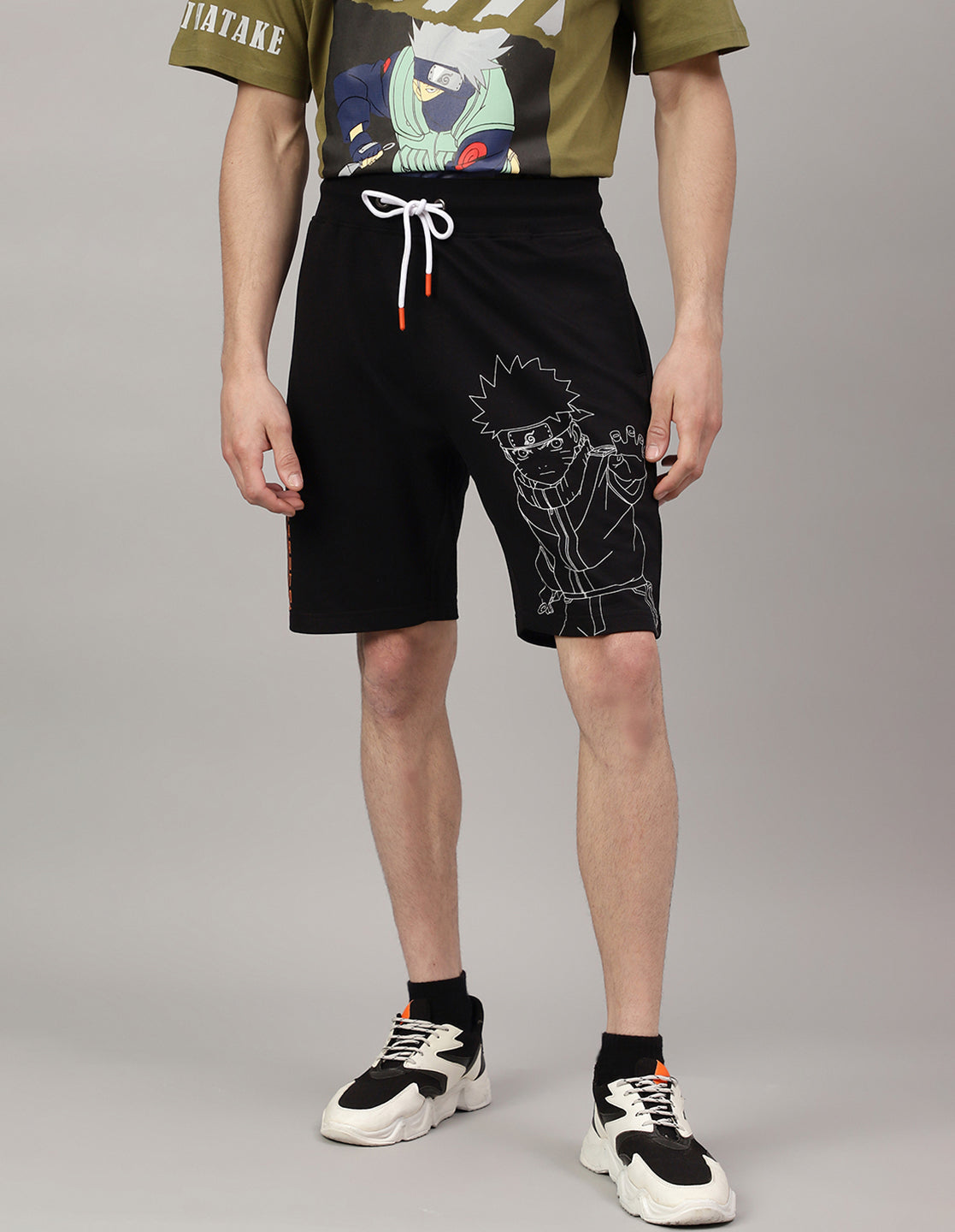 Naruto Regular Fit Shorts For Men