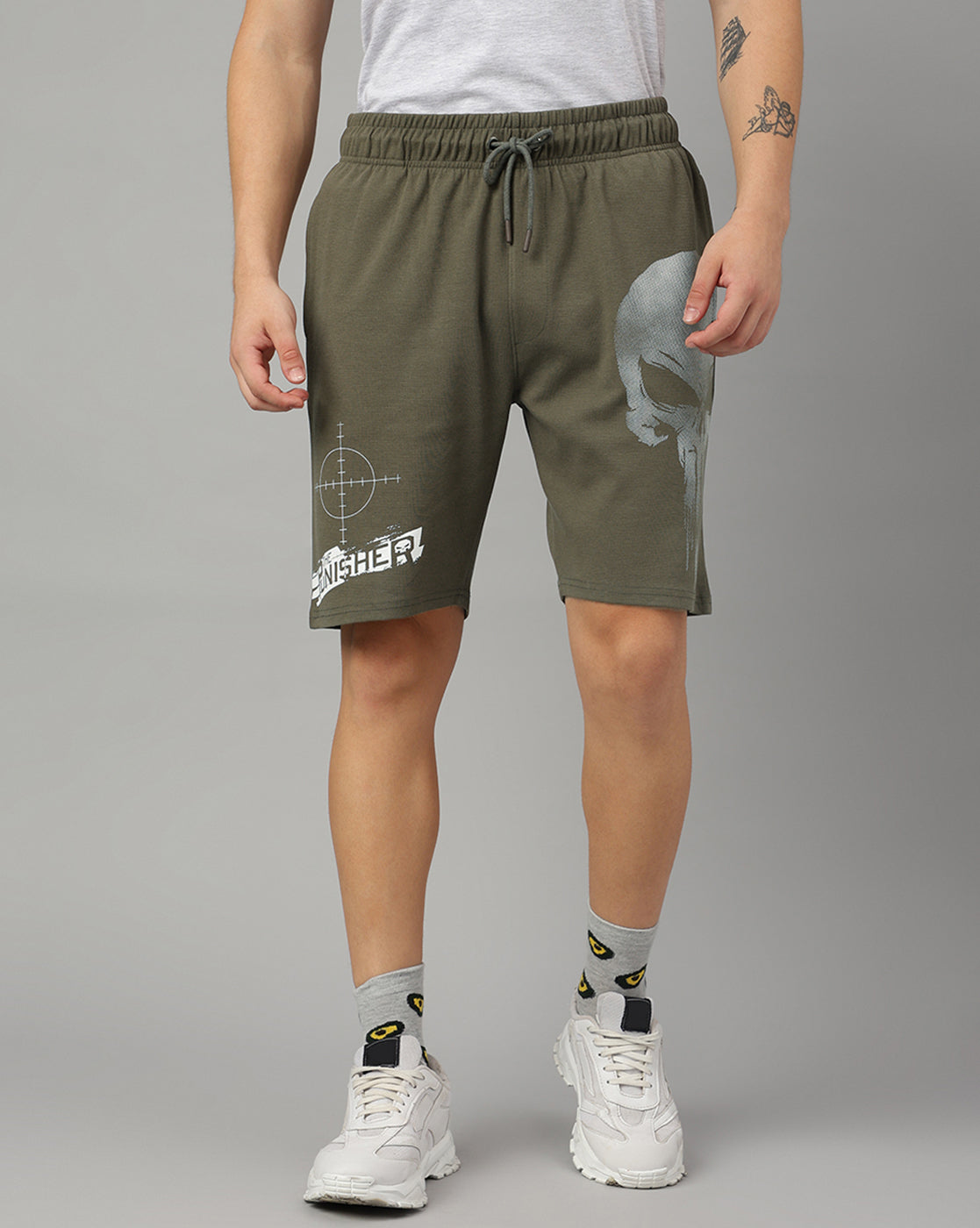 Punisher Low-Rise Shorts For Men