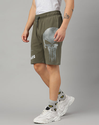 Punisher Low-Rise Shorts For Men