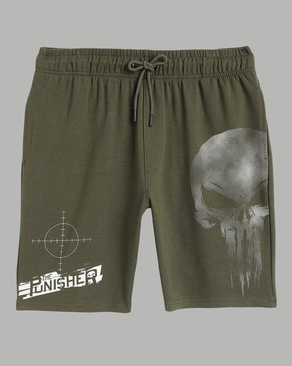 Punisher Low-Rise Shorts For Men