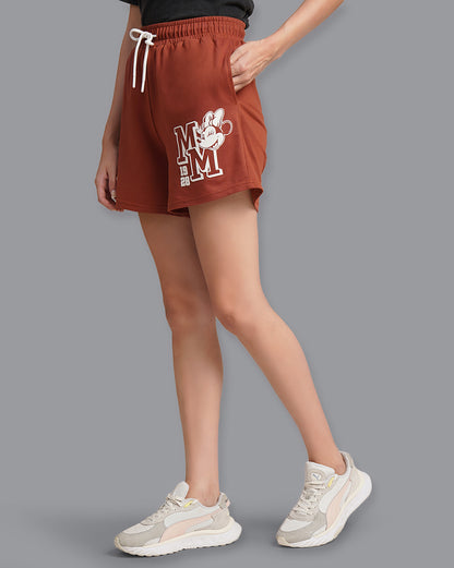 Mickey & Friends Relaxed Fit Shorts For Women