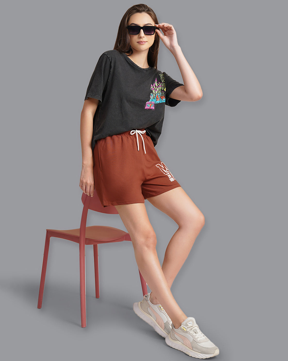 Mickey & Friends Relaxed Fit Shorts For Women