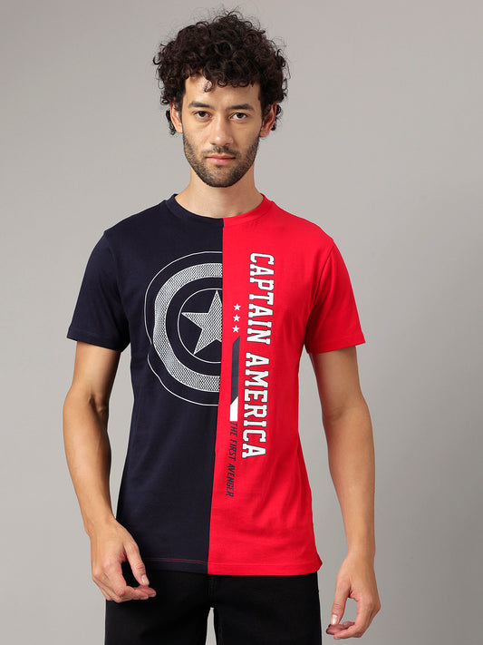 Captain America Regular Fit Tshirt For Men